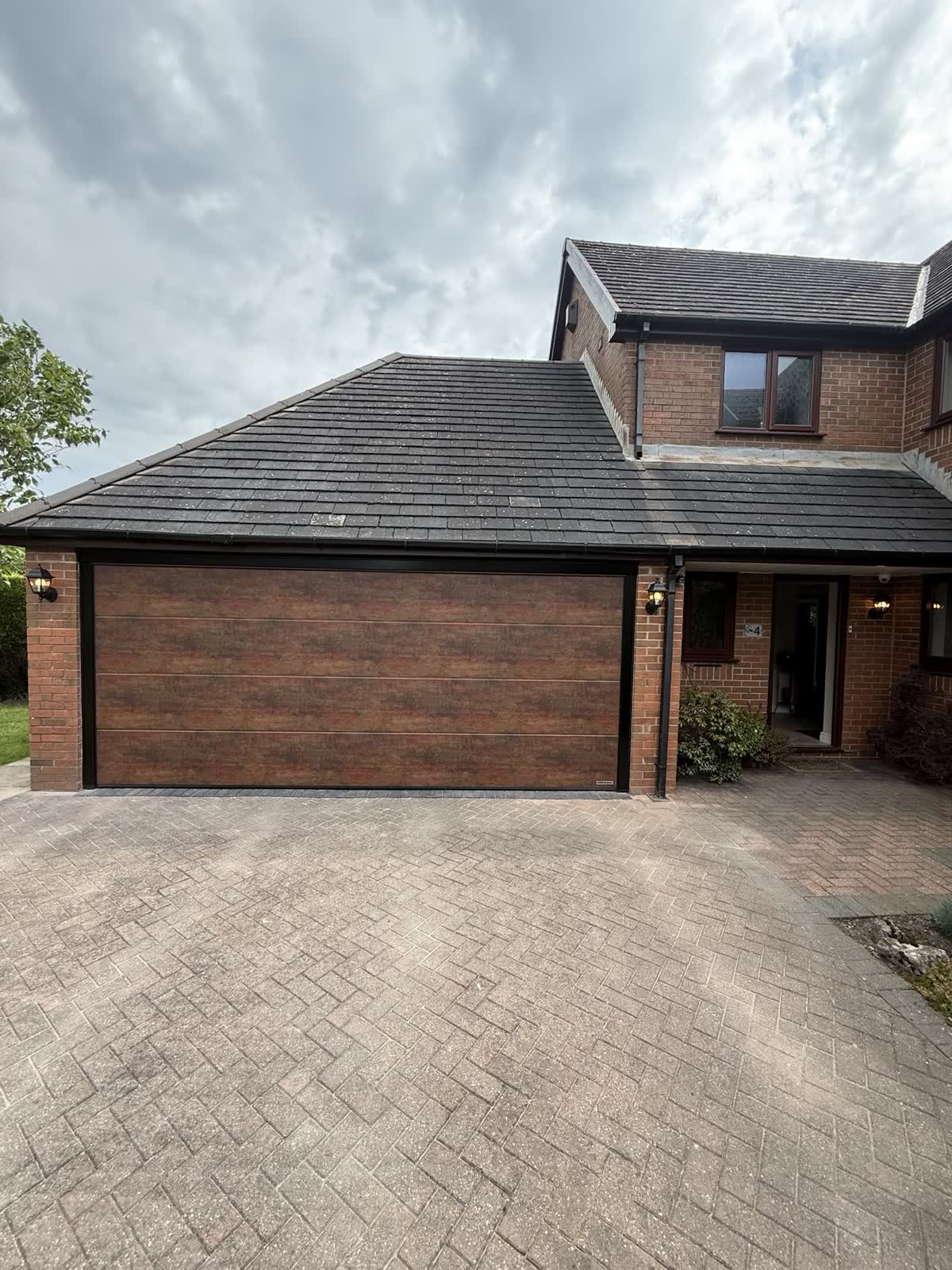 Detached garage made EV ready