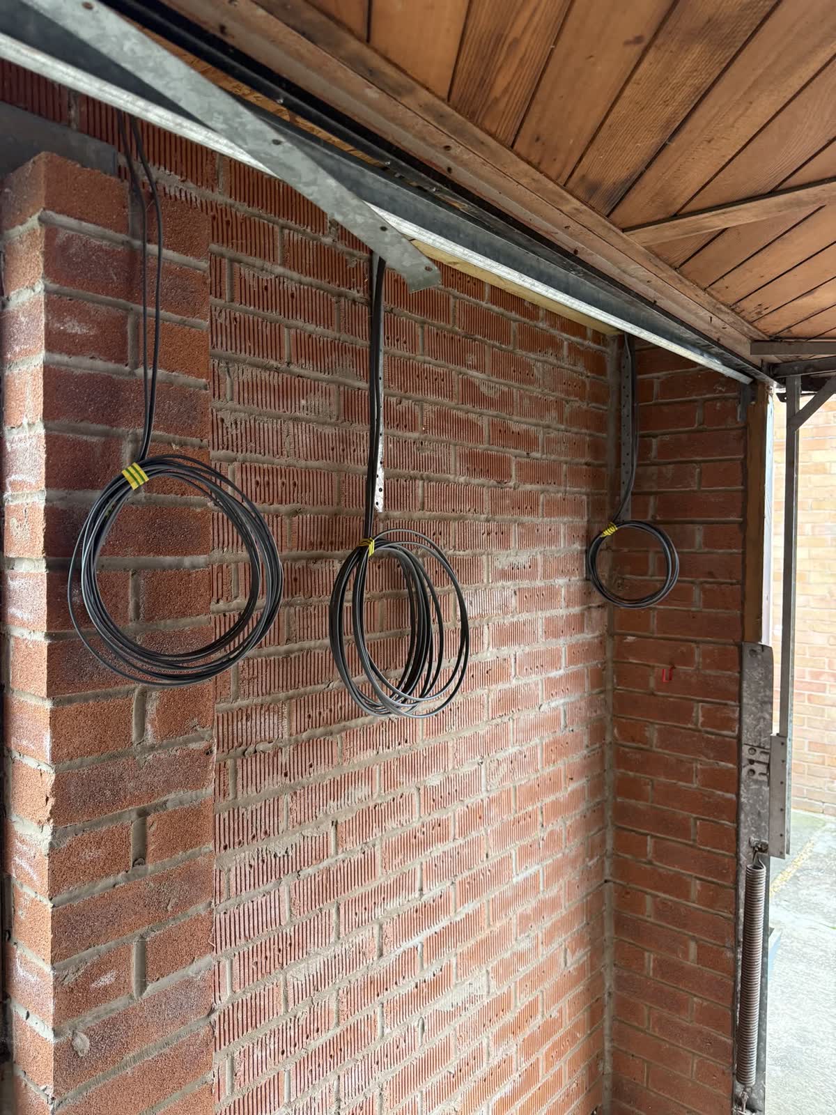First fix cabling