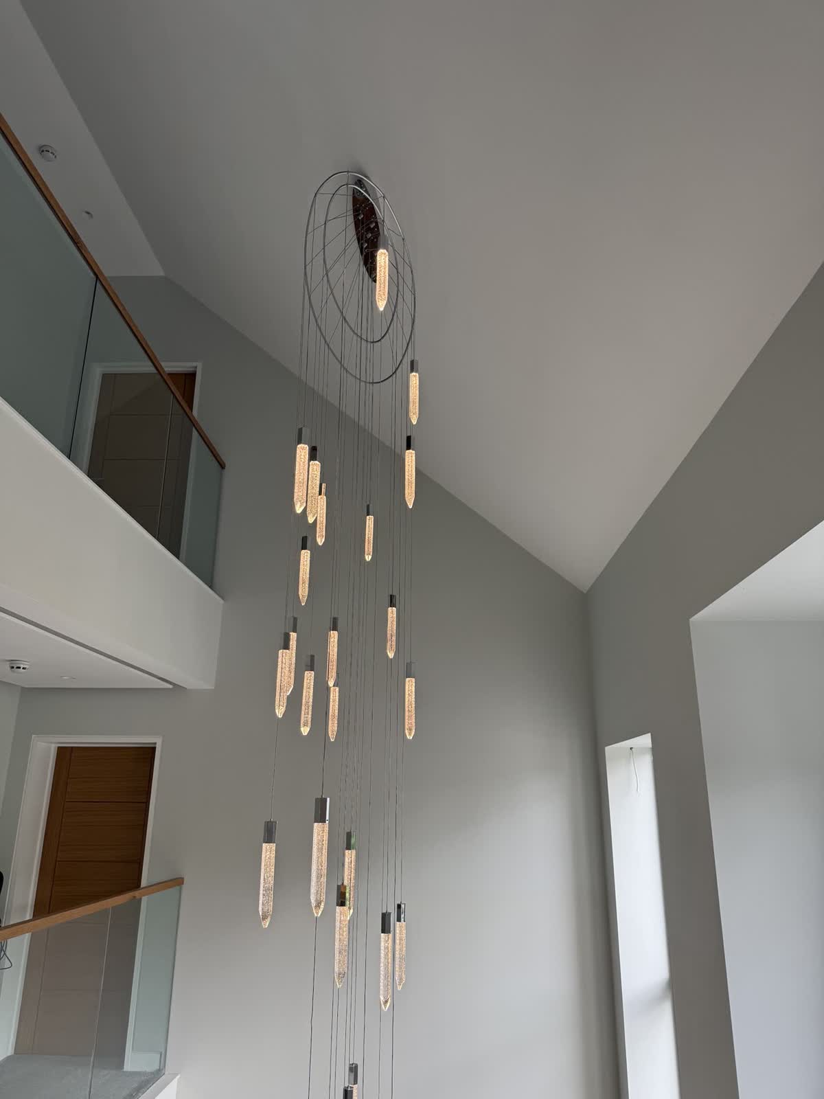 Hallway drop pendants