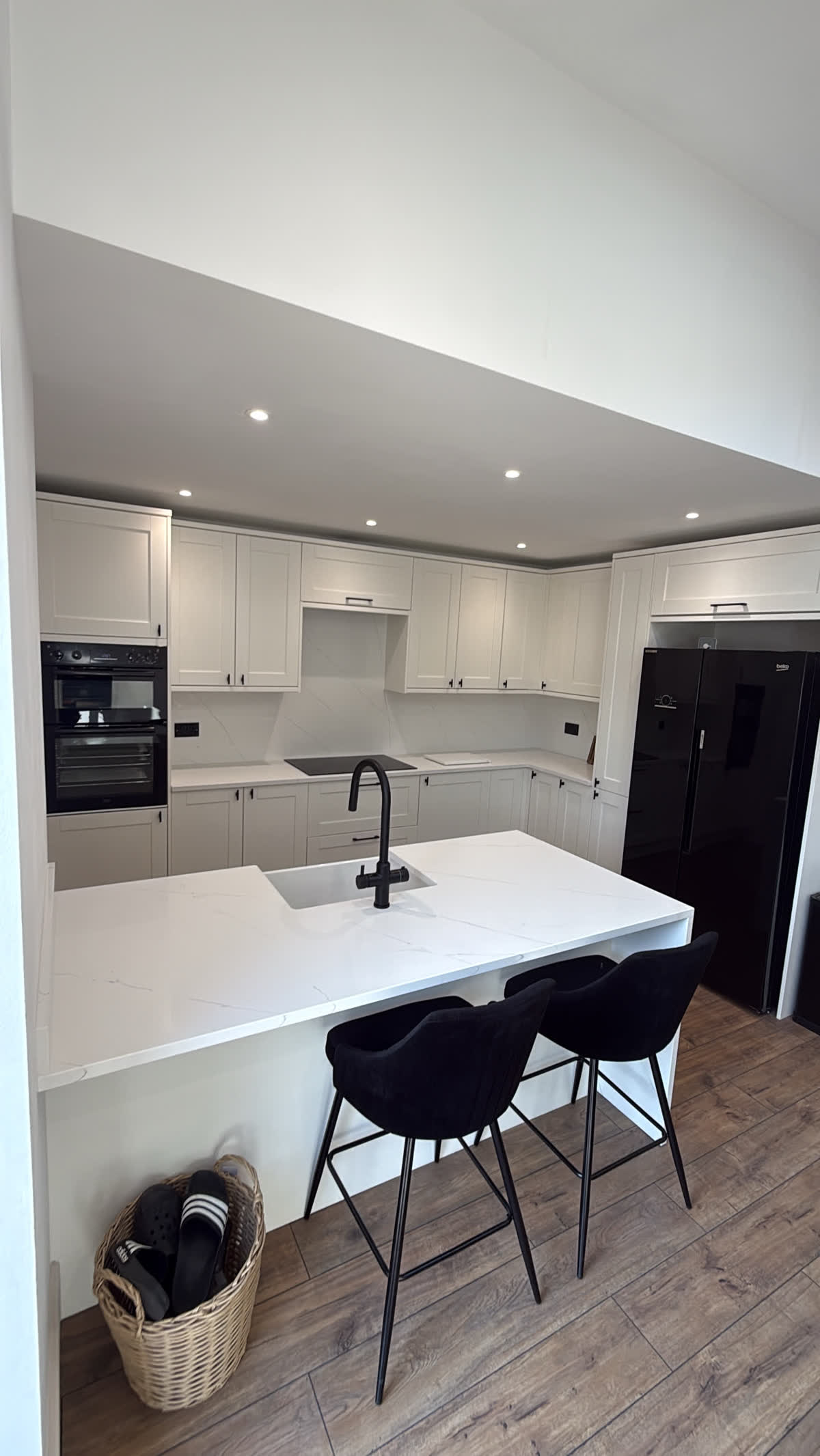 Kitchen island downlights