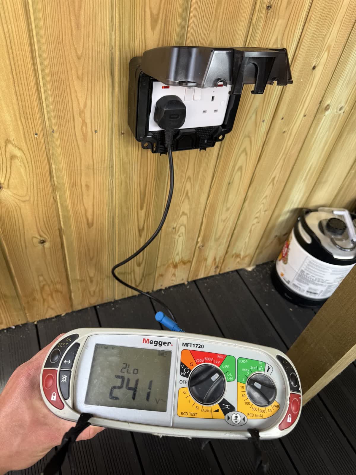 Testing a finished charger