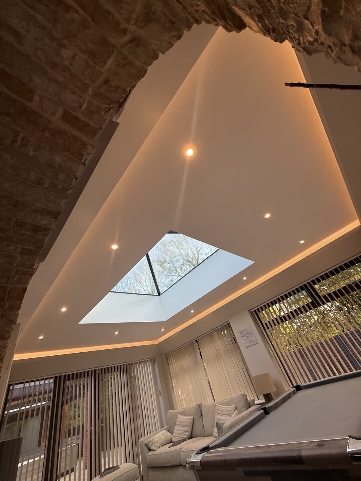 Roof lantern feature lighting